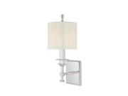 Hudson Valley Berwick 1 Light Wall Sconce in Polished Nickel 241 PN