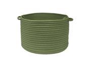 Colonial Mills Simply Home Solid Basket Moss Green