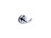 Alzato Robe Hook in Triple Chrome Finish