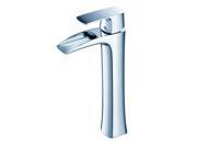 Fresca FFT3072CH Fortore Single Hole Vessel Mount Bathroom Vanity Faucet Chrome