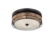 Quoizel 3 Light Laguna Outdoor Flush Mount Renaissance Copper MCLG1616RC