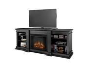 Real Flame Fresno Electric Fireplace in Black G1200E B