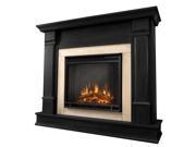 Real Flame Silverton Electric Fireplace in Black G8600E B
