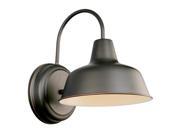 Design House 519504 Mason Outdoor Downlight 8.375 Inch by 11 Inch Oil Rubbed Bronze Finish 519504