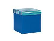 Honey Can Do Padded Storage Cube Blue STO 04275