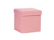 Honey Can Do Padded Storage Cube Pink STO 04276