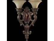 Quorum Madeleine 2 Light Wall Mount, Corsican Gold - 5530-2-88 Quorum Madeleine 2 Light Wall Mount, Corsican Gold - 5530-2-88