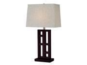 Z Lite Portable Lamps 1 Light Table Lamp Mahogany Finish TL114