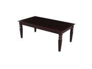 International Concepts Dining Essentials Coffee Table in Rich Mocha OT15 60C