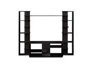 Altra Home Entertainment Center w Reversible Back Panels Black White 1617096