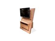 Armen Living Aspen Tv Stand Walnut Color Walnut LCASTVSTWA