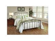 Hillsdale Morris Bed Set Queen Rails not included Magnesium Pewter 1545 500