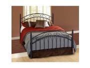 Hillsdale Willow Bed Set Queen Rails not included in Textured Black 1141BQ