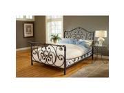 Hillsdale Mandalay Bed Set King w Side Rails in Rustic Old Brown 1579BKR