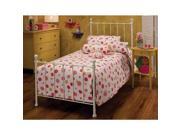 Hillsdale Furniture Molly Bed Set Twin Rails not included in White 1222BTW
