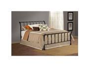 Hillsdale Furniture Janis Bed Set Full Rails not included Textured Black 1654