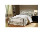Hillsdale Claudia Bed Set Queen Rails not included in Matte Nickel 1685 500