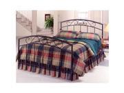 Hillsdale Wendell Bed Set Full Rails not included in Textured Black 298 46