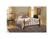 Hillsdale San Marco Bed Set King in Brown Copper Light Rust 310BK