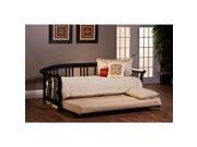 Hillsdale Dorchester Daybed w Susp Deck Trundle Black Black 1046DBLHTR