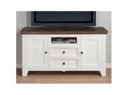 Jofran Nantucket Aged White Casual Cottage Media Unit w Storage 048 9