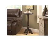 Monarch Specialties Cappuccino Veneer 16 Dia Accent Table i3357