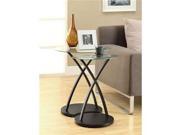 Monarch Specialties Cappuccino Bentwood 2 Piece Nesting Table Set i3013
