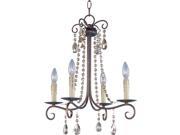 Maxim Lighting Adriana 4 Light Chandelier Urban Rustic 22194UR