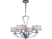 Maxim Lighting Metro 4 Light Chandelier Polished Chrome 39824BCWTPC