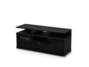 South Shore City Life II Collection TV Stand Black Oak 4147676
