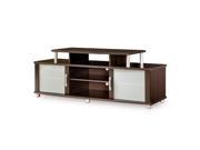South Shore City Life Collection TV Stand Chocolate 4219601