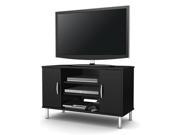 South Shore Renta Collection Corner TV Stand Pure Black 4507690