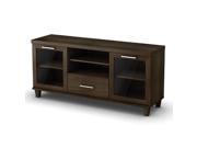 South Shore Adrian Collection TV Stand Matte Brown 4909662