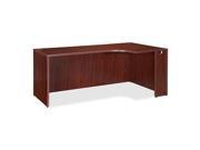 Lorell Essentials Series Mahogany Lam. Desking Mahogany LLR69908