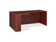 Lorell Essentials Series Mahogany Lam. Desking Mahogany LLR69910