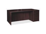 Lorell Prominence Espresso Laminate Desking Espresso LLR79011