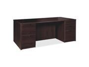 Lorell Prominence Espresso Laminate Desking Espresso LLR79021