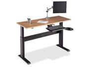 Lorell Latte Adjustable Workstation Tabletop Latte LLR81957