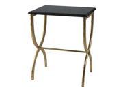 Cyan Design Hourglass Table Antique Gold And Black 01319