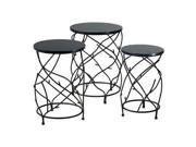 Cyan Design Branch Drum Tables Canyon Bronze 02765