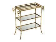 Cyan Design Bamboo Tray Table Gold 04208