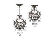 Crystorama Legacy Ornate Mini Chandelier Crystal 5193 EB CL MWP