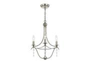 Crystorama Antique Silver Chandelier 433 SA