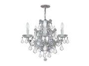 Crystorama Traditional Crystal Maria Theresa Chandelier Crystal 4405 CH CL MWP