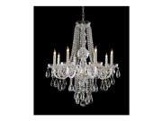 Crystorama Traditional Swarovski Elements Crystal Chandelier 1108 CH CL S