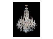 Crystorama Traditional Crystal Chandelier 1110 PB CL MWP