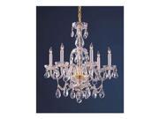 Crystorama Traditional Crystal Chandelier 1126 PB CL MWP