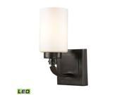 Elk Lighting Dawson Collection 1 Light Bath In Oil Rubbed Bronze 11670 1 LED