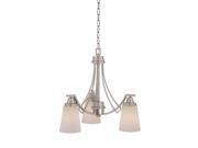 Thomas Lighting Wright 3 Light Chandelier Matte Nickel TK0009117