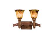 Kalco Rodeo Dr. 2 Light Bath Antique Copper 4642AC NS01